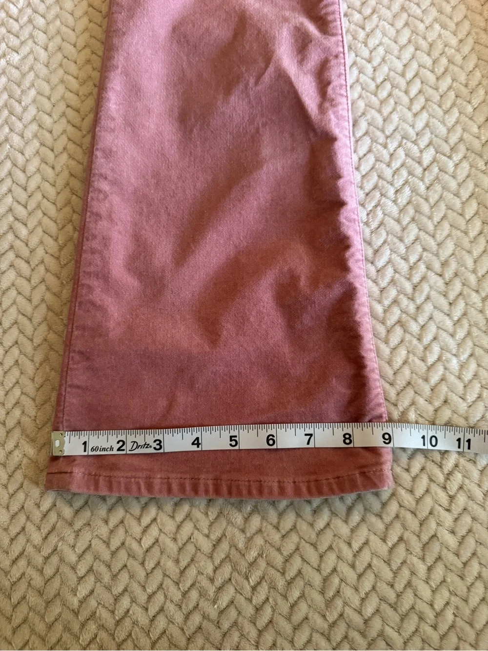 Girls GAP '70s Flare High Rise Pants in Dusty Rose Size 12 Slim